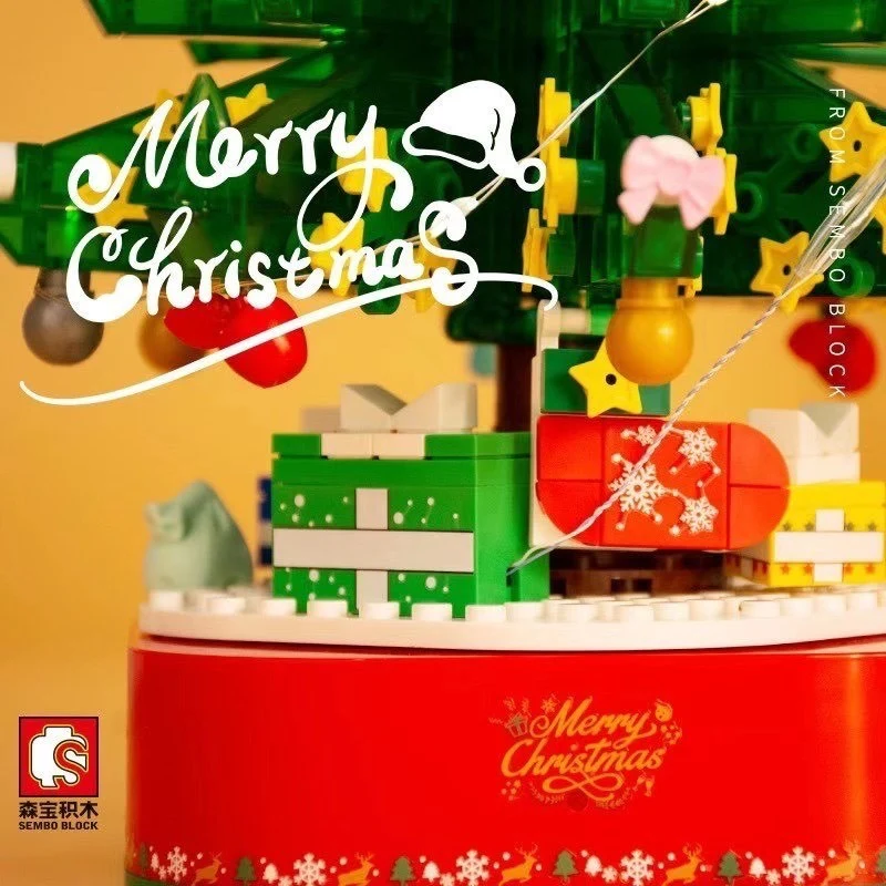 486PCS SEMBO 601097 Christmas tree music box - Image 6