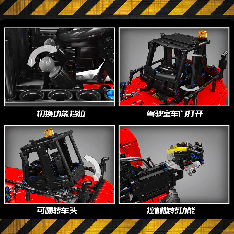 4878PCS Mouldking 17029 Container Truck - Image 3