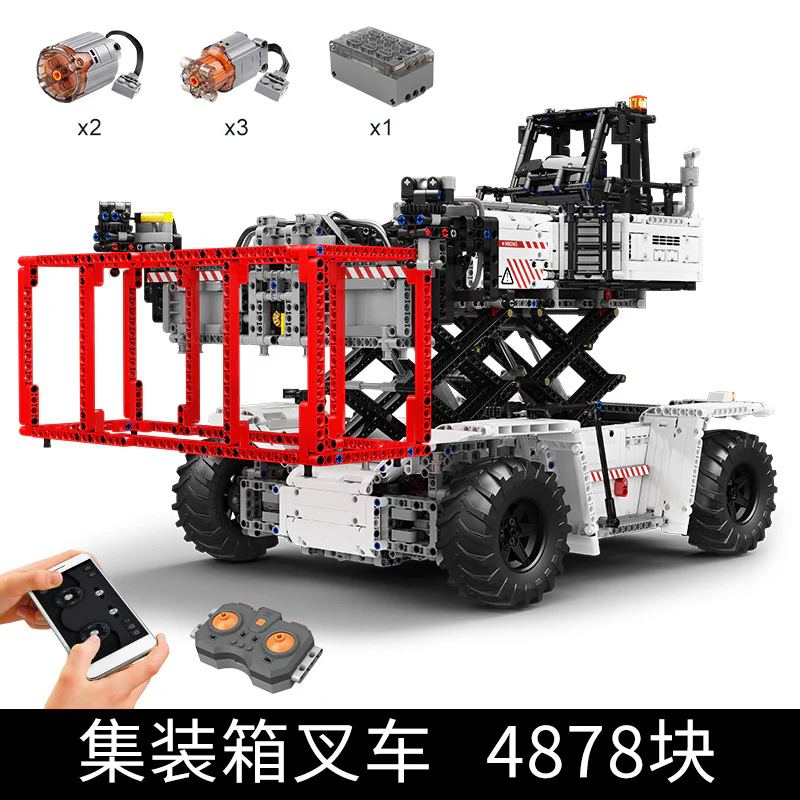 4878PCS Mouldking 17029 Container Truck - Image 6