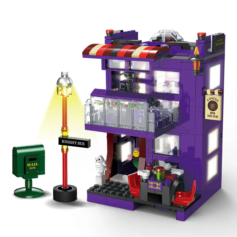 487pcs 9003 JIESTAR  Magic Diagon Pub - Image 2