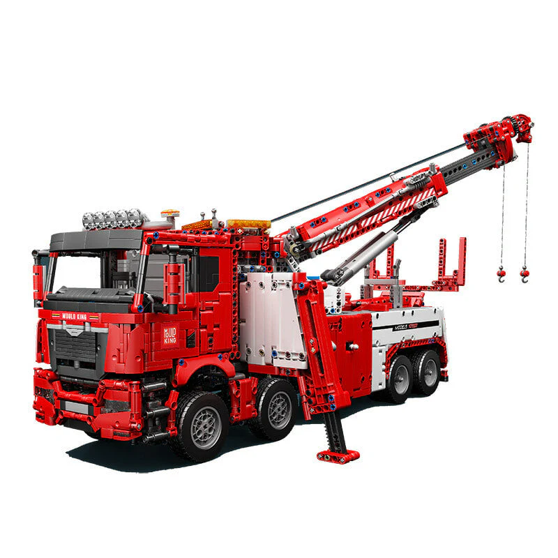 4883PCS MOULDKING 17027 Road Rescue Car Red - Image 2
