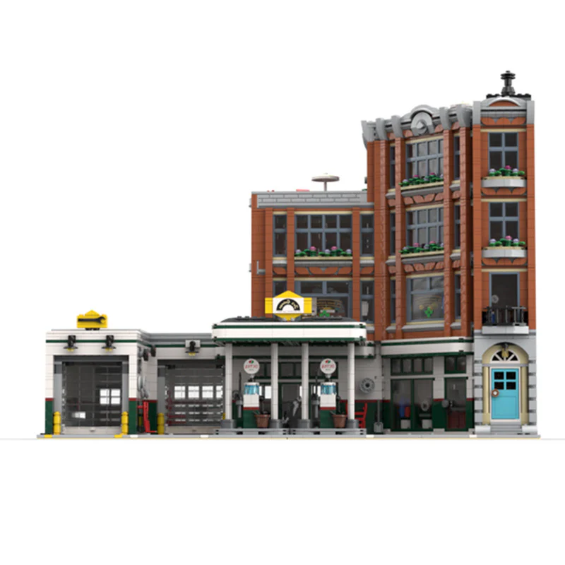 4897 pcs MOC-126334 10264 - Big (Corner) Garage - Image 4