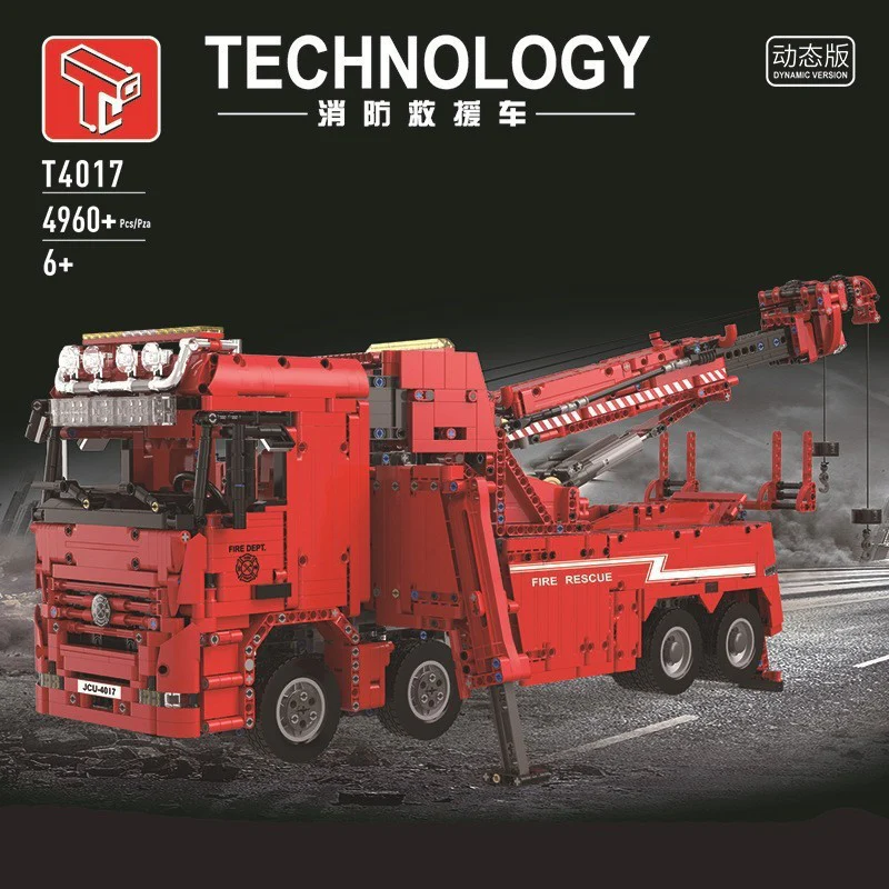 4960PCS TGL T4017 Fire Rescue Vehicle - Image 6