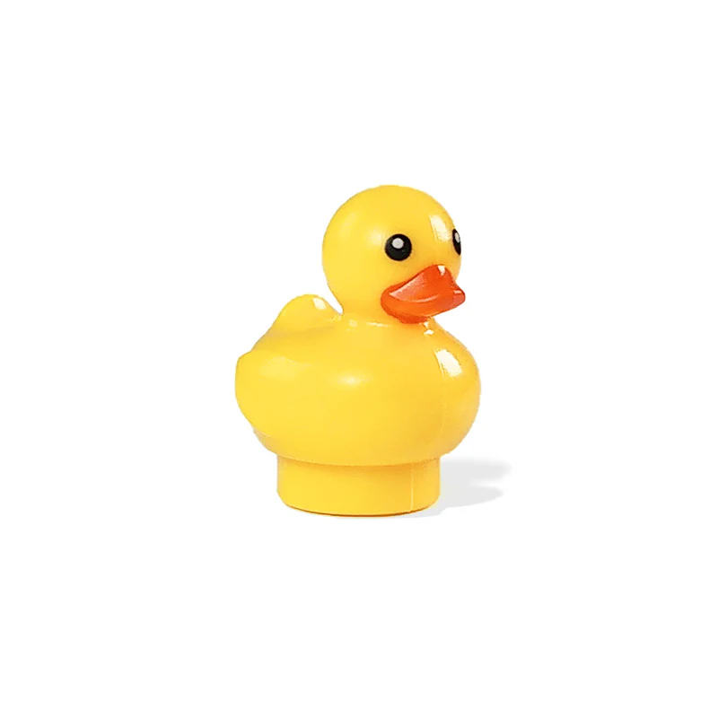2pcs 49661pb01 Duckling with Black Eyes and Orange Beak Pattern - Image 3