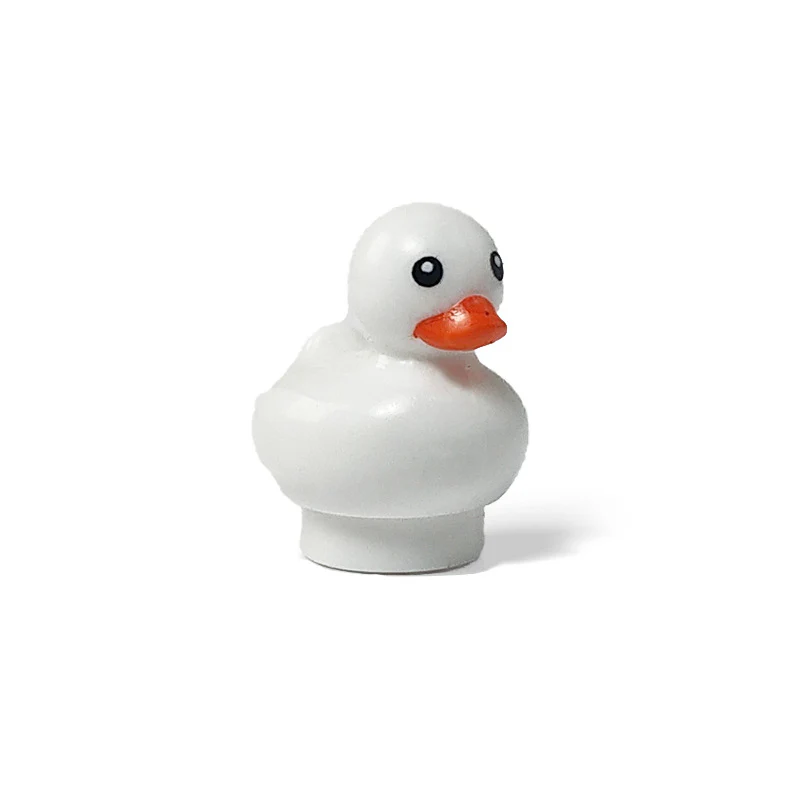 2pcs 49661pb01 Duckling with Black Eyes and Orange Beak Pattern - Image 6