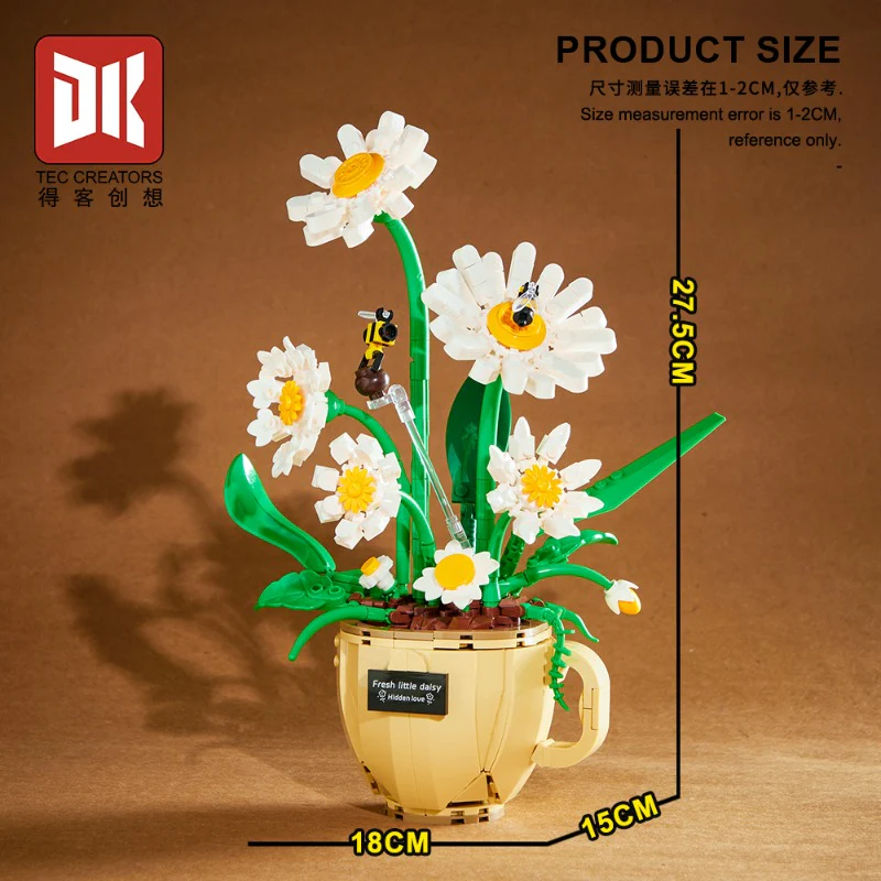 496pcs DK 3035 Coffee Cup Daisy - Image 3
