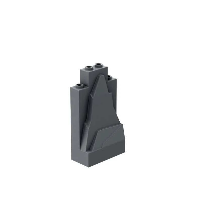 4pcs 2*4*6 Mountain Peak Stone MOC Bricks 47847 - Image 2