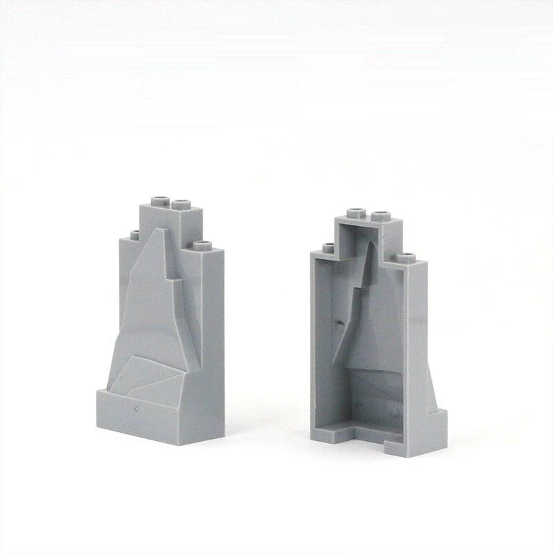 4pcs 2*4*6 Mountain Peak Stone MOC Bricks 47847 - Image 3