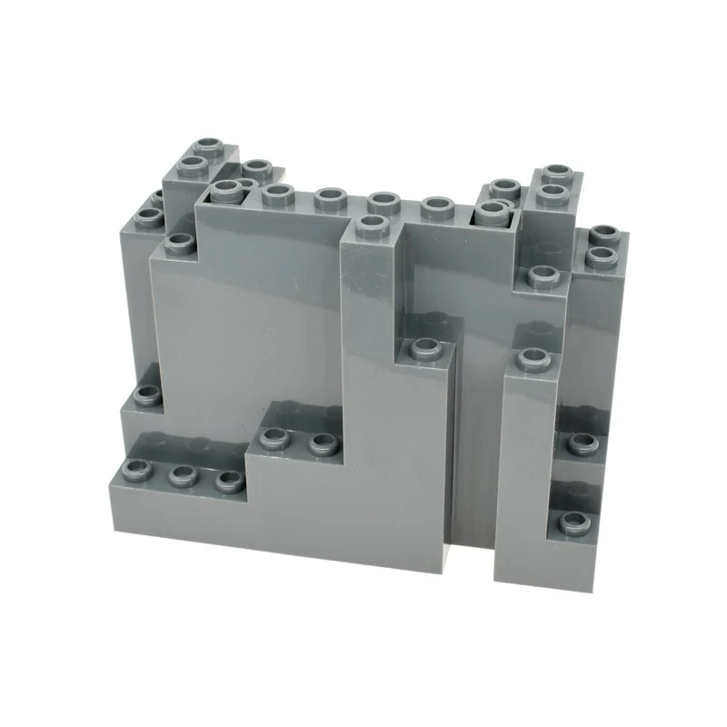 4pcs 4*10*6 Mountain Peak Stone MOC Bricks 6082 - Image 2
