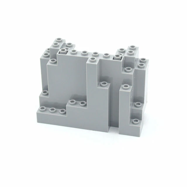 4pcs 4*10*6 Mountain Peak Stone MOC Bricks 6082 - Image 3
