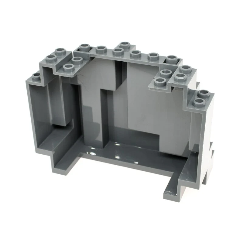 4pcs 4*10*6 Mountain Peak Stone MOC Bricks 6082 - Image 4