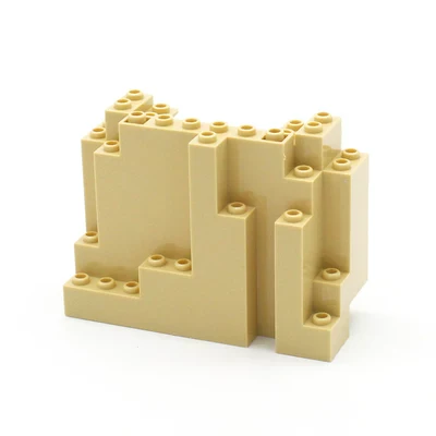 4pcs 4*10*6 Mountain Peak Stone MOC Bricks 6082 - Image 5
