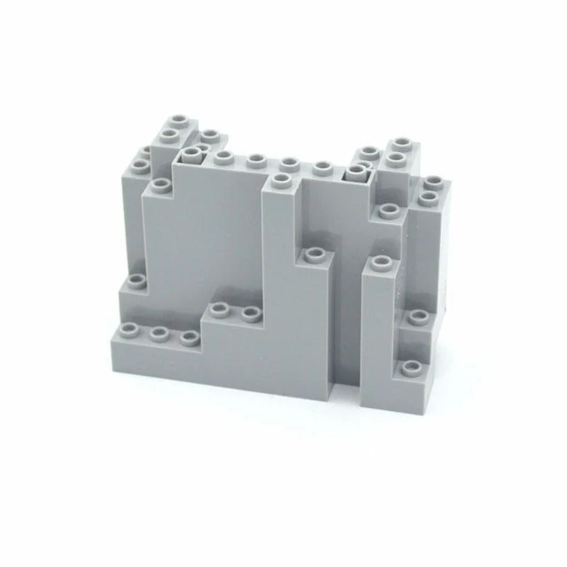 4pcs 4*10*6 Mountain Peak Stone MOC Bricks 6082 - Image 7