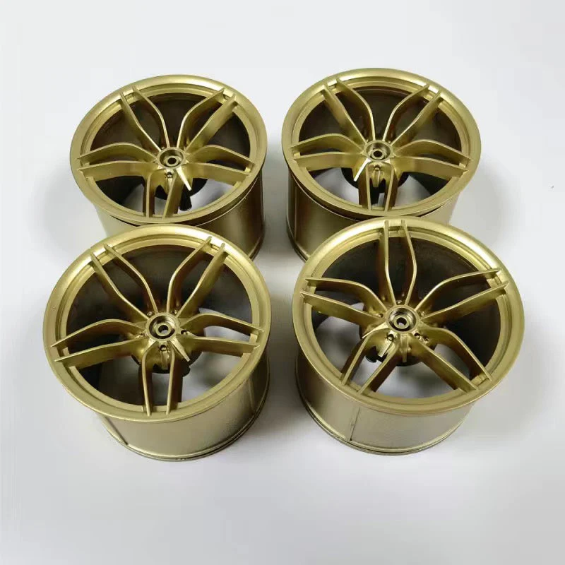 4pcs Ferrari 488 wheel 62.3 x 42mm chrome rims and 81.6x 44mm tiers 23799 - Image 12