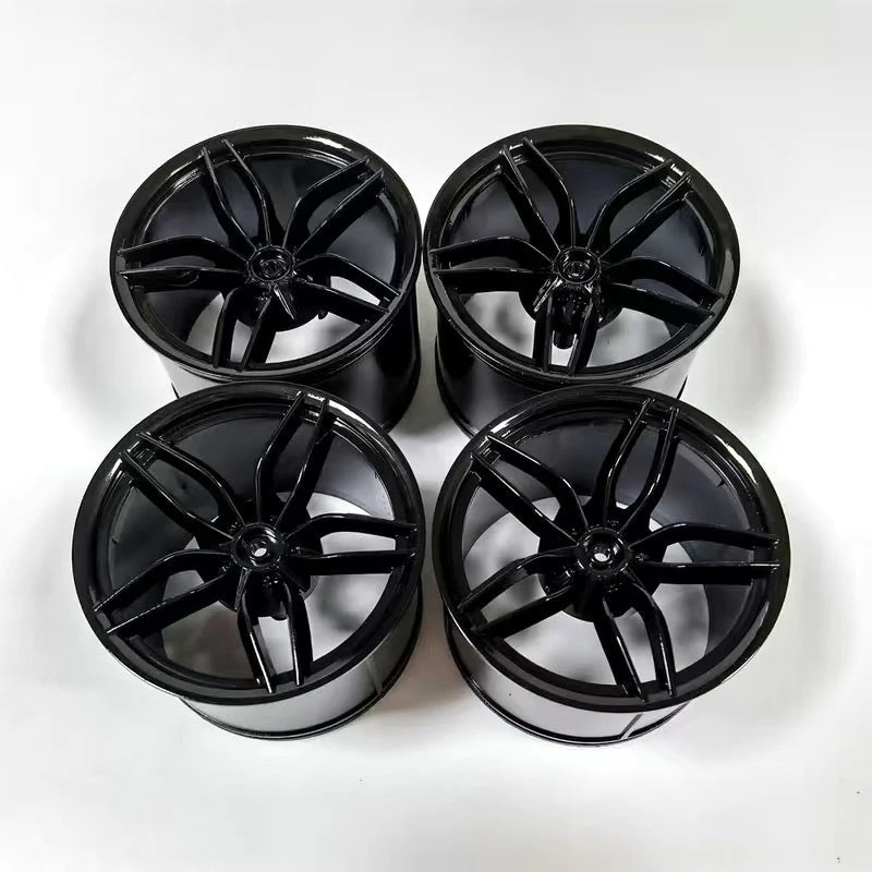 4pcs Ferrari 488 wheel 62.3 x 42mm chrome rims and 81.6x 44mm tiers 23799 - Image 15