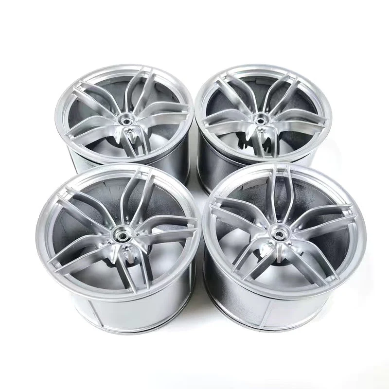 4pcs Ferrari 488 wheel 62.3 x 42mm chrome rims and 81.6x 44mm tiers 23799 - Image 16