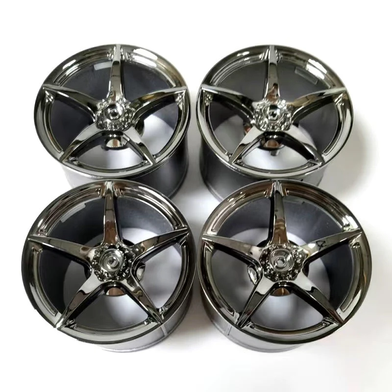 4pcs Ferrari 488 wheel 62.3 x 42mm chrome rims and 81.6x 44mm tiers 23799 - Image 17
