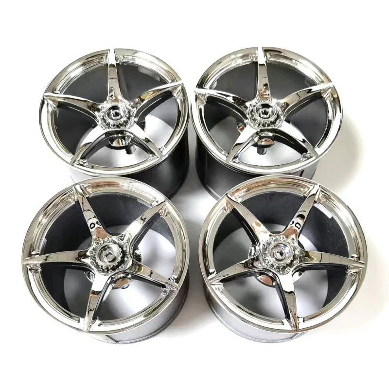 4pcs Ferrari 488 wheel 62.3 x 42mm chrome rims and 81.6x 44mm tiers 23799 - Image 18