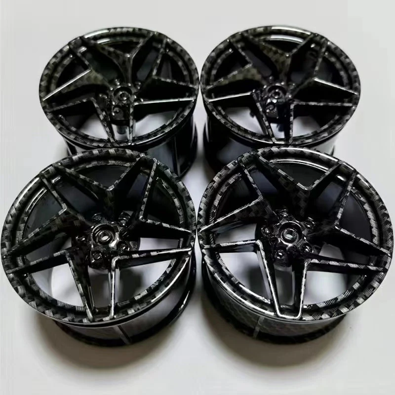 4pcs Ferrari 488 wheel 62.3 x 42mm chrome rims and 81.6x 44mm tiers 23799 - Image 25