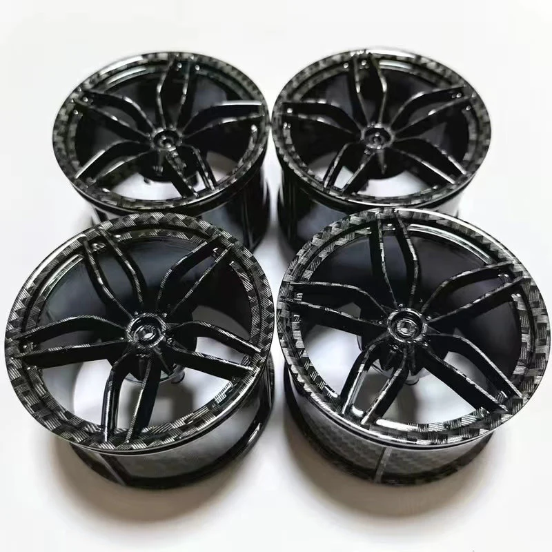 4pcs Ferrari 488 wheel 62.3 x 42mm chrome rims and 81.6x 44mm tiers 23799 - Image 26