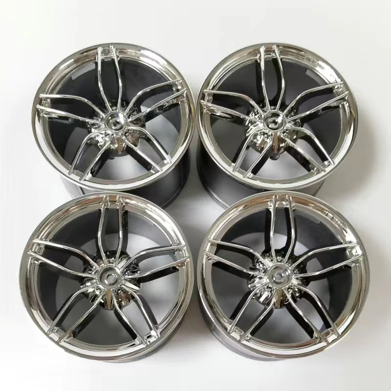 4pcs Ferrari 488 wheel 62.3 x 42mm chrome rims and 81.6x 44mm tiers 23799 - Image 5