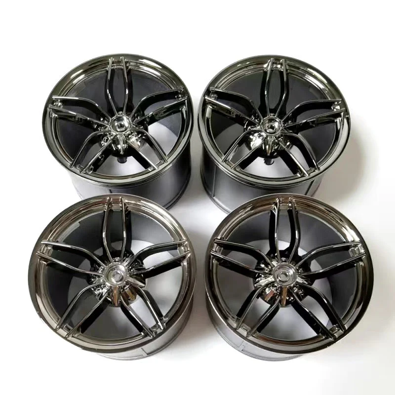 4pcs Ferrari 488 wheel 62.3 x 42mm chrome rims and 81.6x 44mm tiers 23799 - Image 6