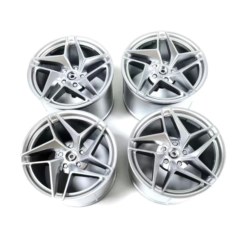 4pcs Ferrari 488 wheel 62.3 x 42mm chrome rims and 81.6x 44mm tiers 23799 - Image 8