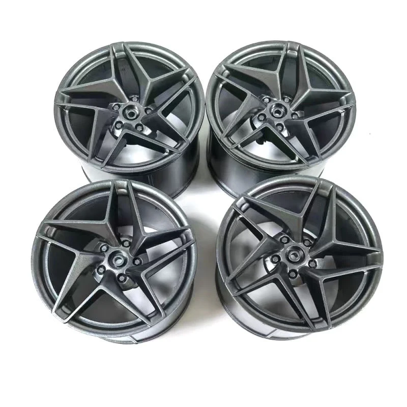 4pcs Ferrari 488 wheel 62.3 x 42mm chrome rims and 81.6x 44mm tiers 23799 - Image 9