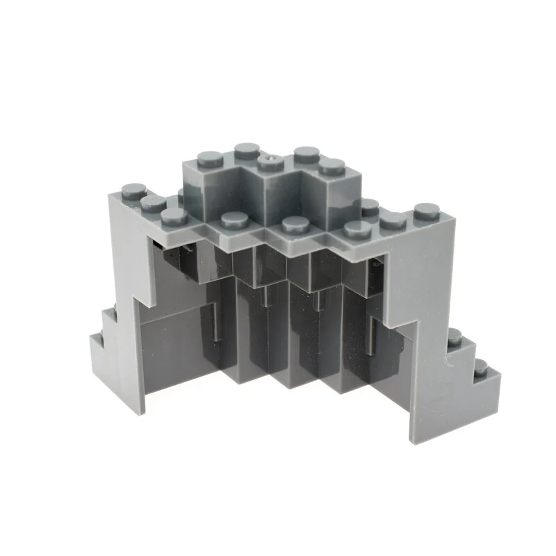 4pcs 8*8*6 Mountain Peak Stone MOC Bricks 23996 - Image 3