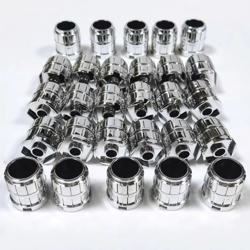 4pcs Chrome Engine Exhaust Pipe Building Blocks Parts - Image 3