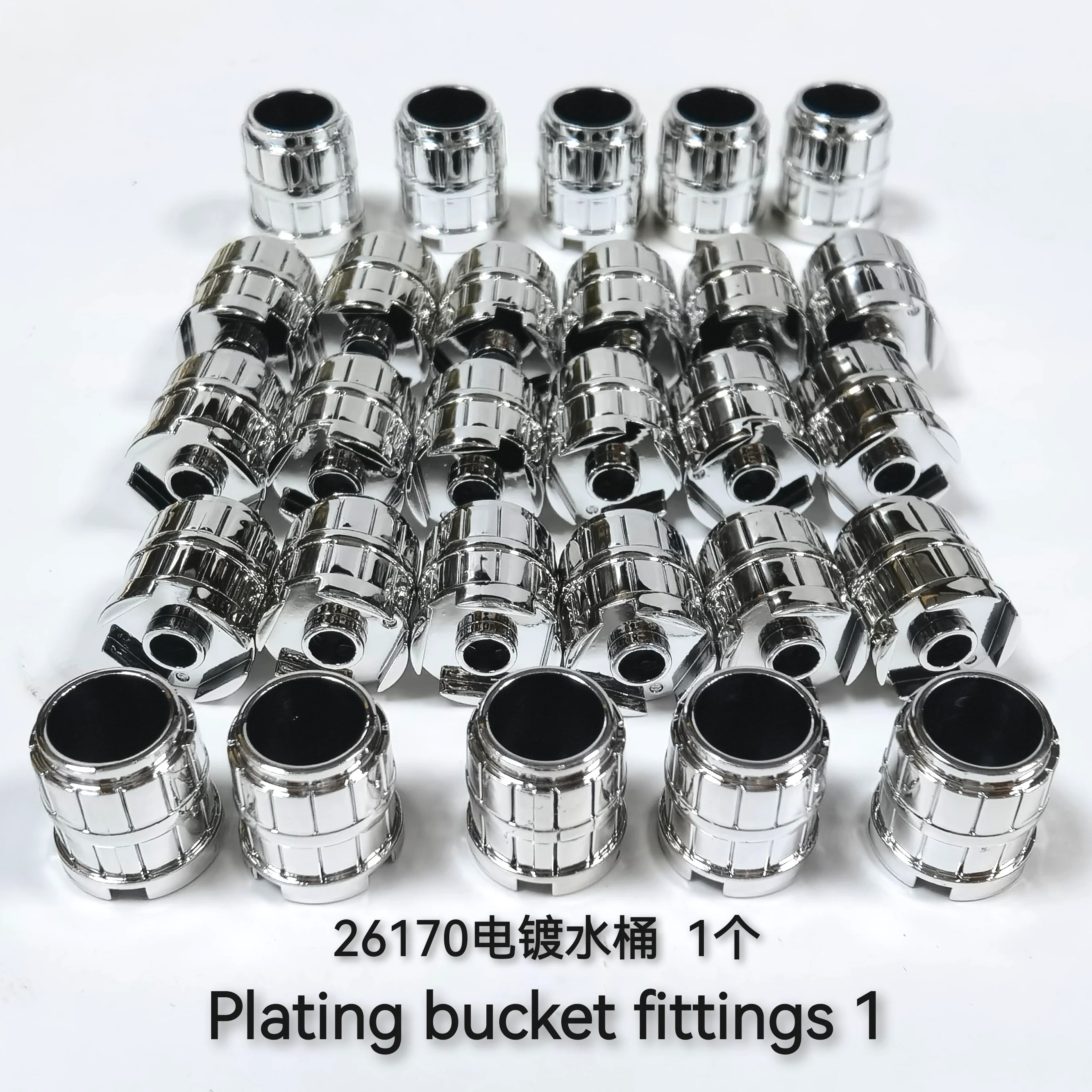 4pcs Chrome Engine Exhaust Pipe Building Blocks Parts - Image 39