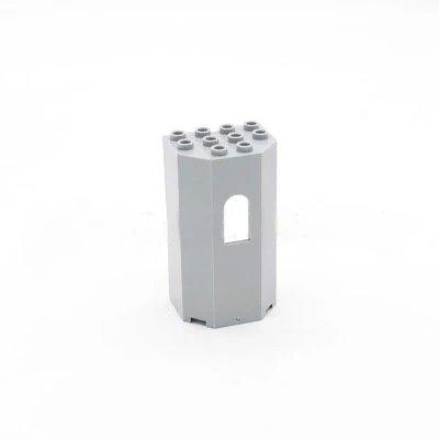 4pcs Panel 3x4x6 Turret Wall with Window 30246 - Image 6