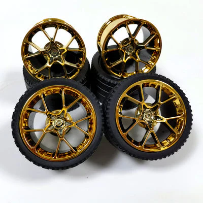 4pcs The Rims & Tires  For Porsche Bugatti 1:8 23799 37383 - Image 14