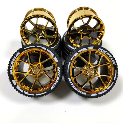 4pcs The Rims & Tires  For Porsche Bugatti 1:8 23799 37383 - Image 15