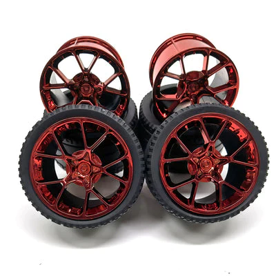 4pcs The Rims & Tires  For Porsche Bugatti 1:8 23799 37383 - Image 17