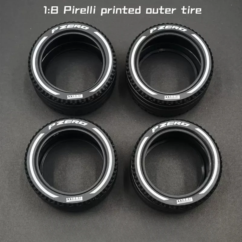 4pcs The Rims & Tires  For Porsche Bugatti 1:8 23799 37383 - Image 23