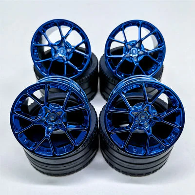 4pcs The Rims & Tires  For Porsche Bugatti 1:8 23799 37383 - Image 8