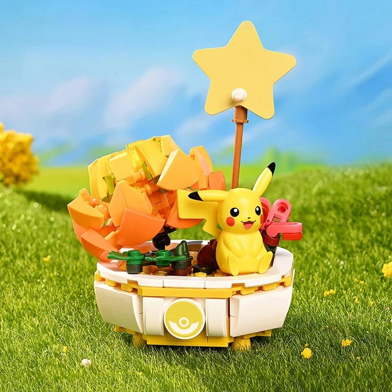 5 styles keepley Pokemon Home Decoration Plant Potted Flower - Image 5