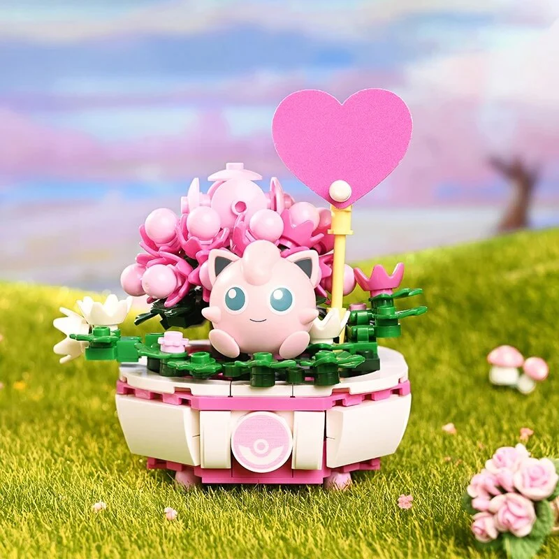 5 styles keepley Pokemon Home Decoration Plant Potted Flower - Image 7