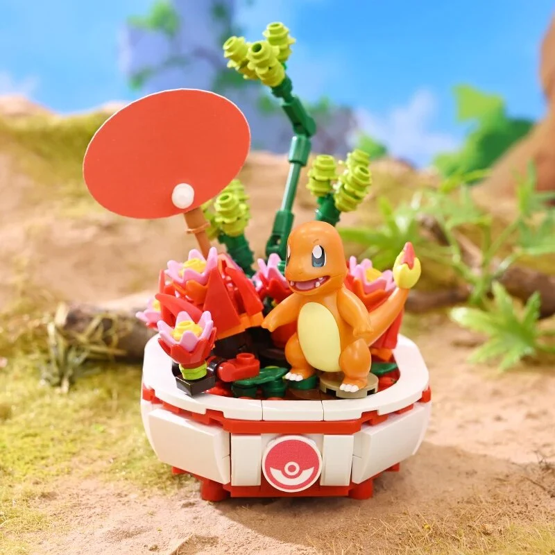 5 styles keepley Pokemon Home Decoration Plant Potted Flower - Image 8