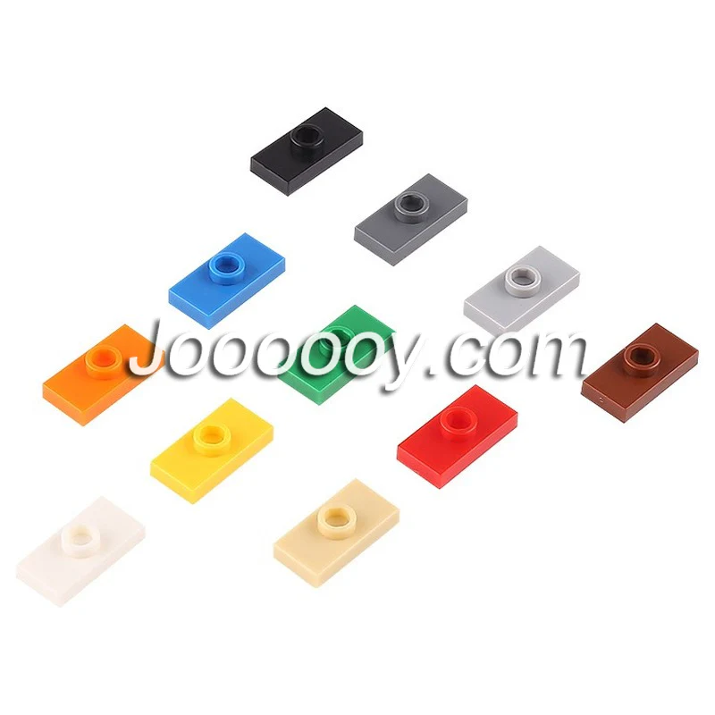 50 pcs 1*2 hole plates MOC bricks 3794 - Image 2