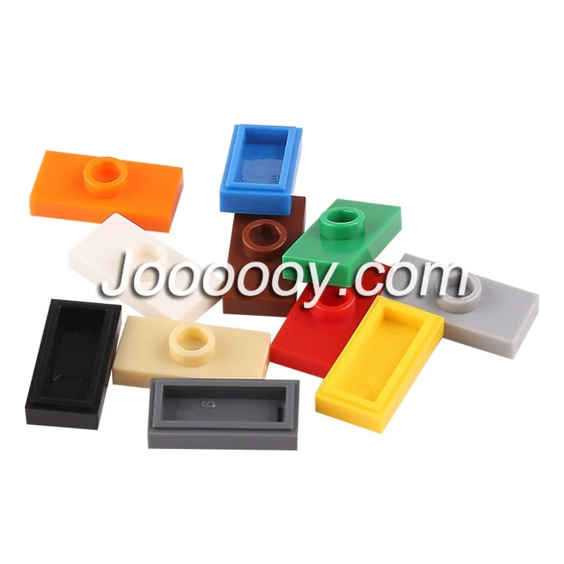 50 pcs 1*2 hole plates MOC bricks 3794 - Image 3