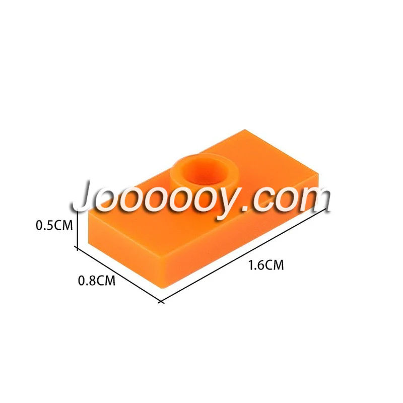 50 pcs 1*2 hole plates MOC bricks 3794 - Image 5