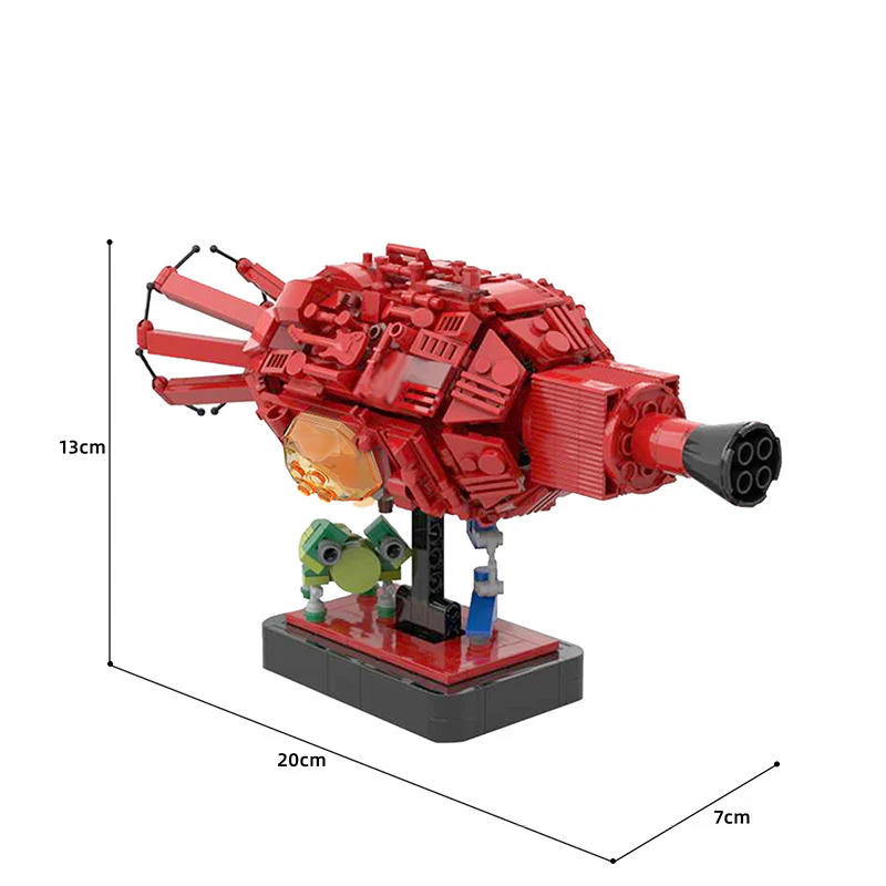 502pcs MOC-43503 Red Dwarf and Starbug - Image 5