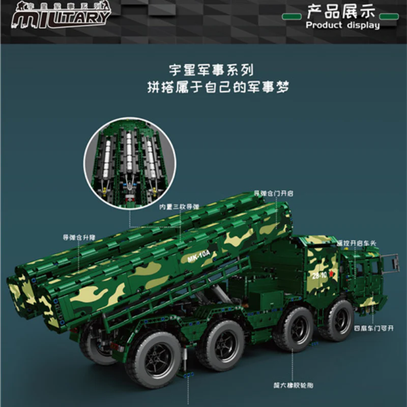 5056PCS Mouldking 20008 CJ-10 Cruise Missile(dynamic with PF) - Image 2