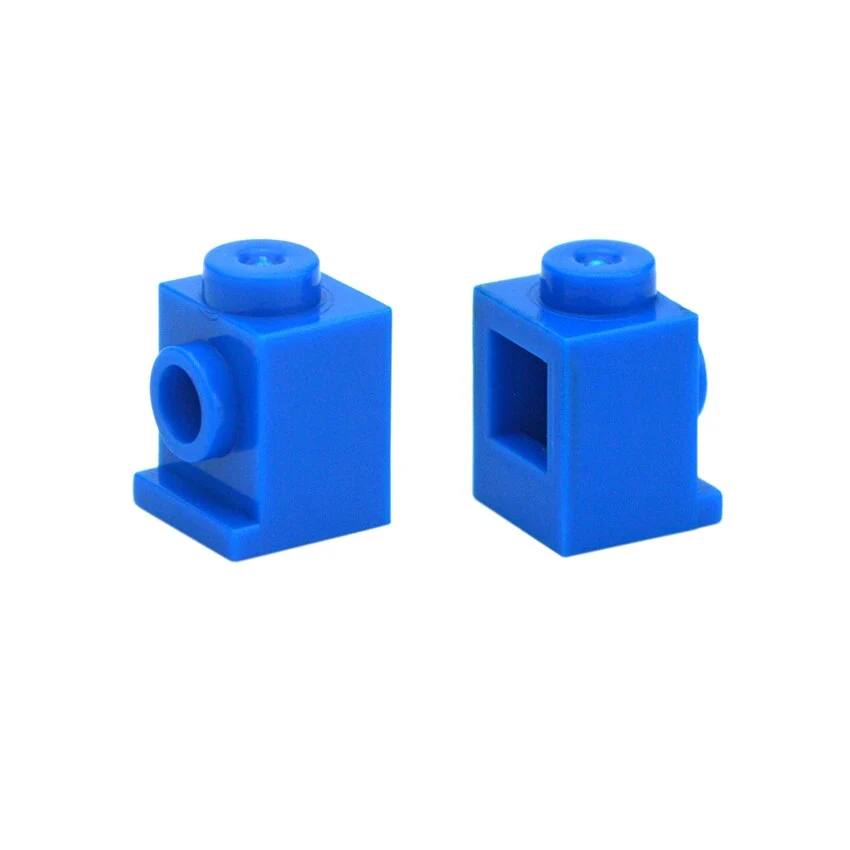 50pcs 1x1 one-side shortened bump brick with adapter 4070 - Image 5