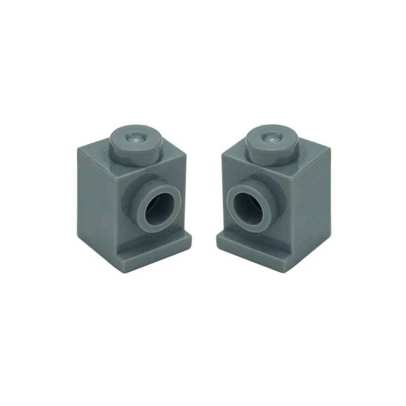 50pcs 1x1 one-side shortened bump brick with adapter 4070 - Image 8