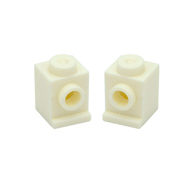 50pcs 1x1 one-side shortened bump brick with adapter 4070 - Image 9