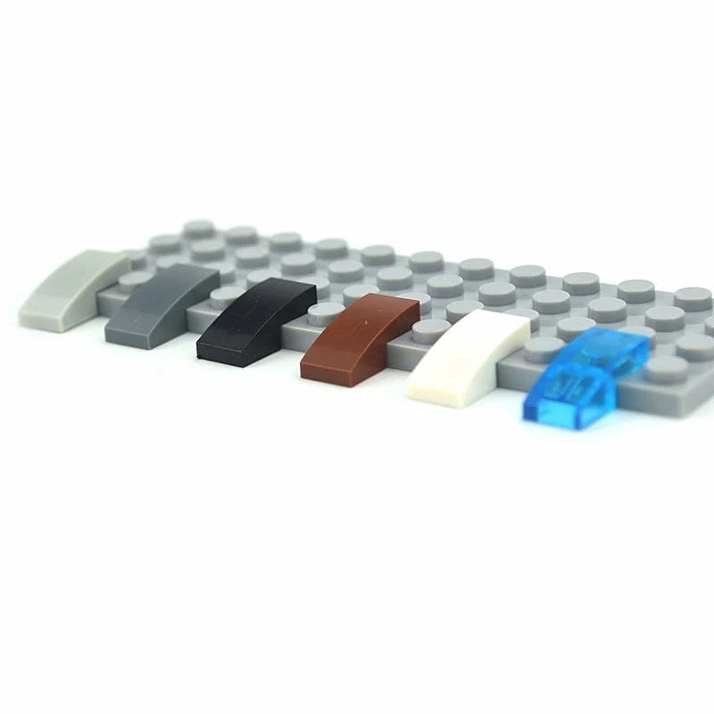 50pcs 2*1 Slope Curved MOC Bricks 11477 - Image 3