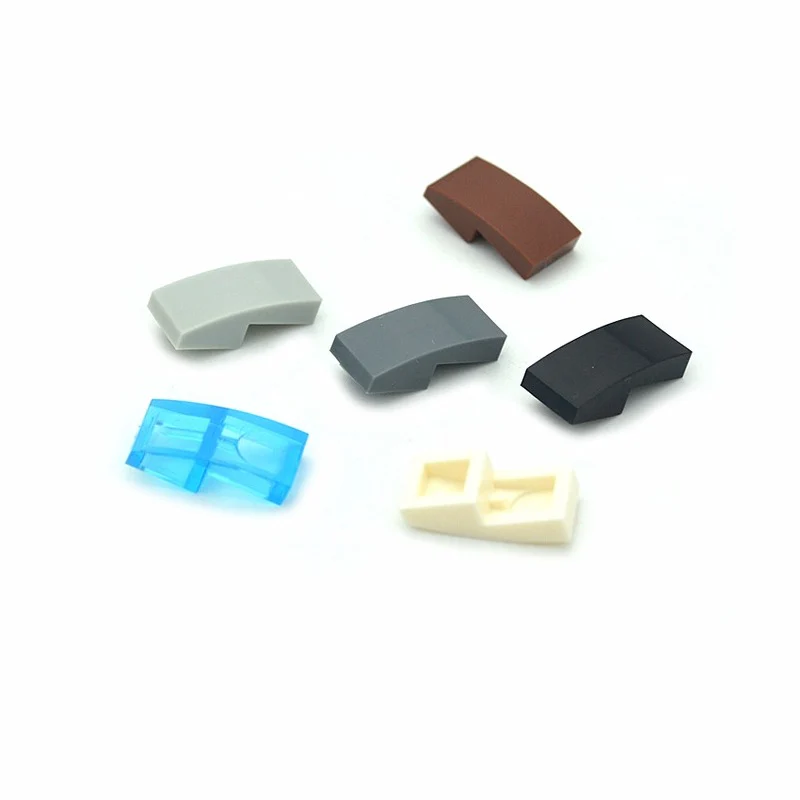 50pcs 2*1 Slope Curved MOC Bricks 11477 - Image 4